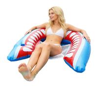 Flotadores Inflables para Piscina,Flotador Lounge con Portavasos | Sillón Flotante para Adultos,para Vacaciones en Playa, Viajes y Relax Familiar