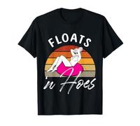 flotadores y azadas Diseño para un seguidor de tubos de río Camiseta