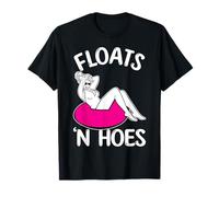 flotadores y azadas Diseño para un seguidor de tubos de río Camiseta