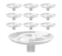 Flotante Arreglo Floral Titular - 10 Piezas Transparente Stem Display Stand, organizador de flores flotantes | Herramienta Arreglador decorativo para la decoración del hogar, tanques de peces, cuencos