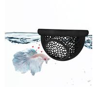 Flotante Betta Ocultar Todo en Uno Acuario Hamaca, Alimentador y Lugar de Descanso Seguro para Tanques de Peces Sin Estrés Estéticamente Diseñado 3D Decorativo Pecera Ornamento