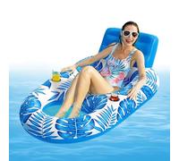 Flotante Hamac - Flotante Gonflable | Hamac D'eau | Chaise Longue Flottante inclinable Pour Piscine | Flotantes Radeau inclinables, multifonction, Pour fête Dans le Jardin, à la Piscine ou à la Plage