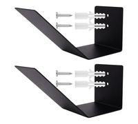 Flotante Sports Cuna - Acero 13cm, gancho de exhibición de acero, diseño de ahorro de espacio | Secure Two Piece Set, Form Preserving Holder, Montaje de almacenamiento invisible para el estadio, salón