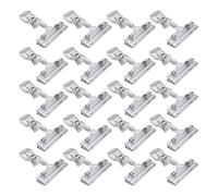 FLOTRUTE 20 Piezas Clips Giratorios de Plástico de Etiqueta, Clip de Letrero de exhibición Giratorio de plástico Soporte de mercancía Publicidad para minoristas Supermercados Minoristas