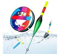 Flotteurs De Pêche | Résistants À L'Usure Et Légers - Ensemble De Ligne De Pêche Pré-Noué Avec Flotteur | Pour La Pratique En Et En EAU Douce En Kayak Lac Pour Les Pêcheurs Et