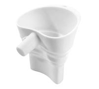 Flour Funnel - Powder Transfer Aid for Baking Tasks | Silicone Foldable Utensil with Heat Safe Flexibility & Wide Mouth Design for Sugar Handling, Cocoa Dispensing, Oatmeal Portioning and Dry Mix