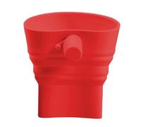 Flour Funnel - Silicone Baking Funnel, Foldable Mixer Funel, Heat-Resistant & Reusable | Honey, Yogurt, Oil, Sugar, Cocoa Powder, Oatmeal For Home Cooking & Baking