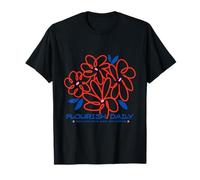 Flourish Daily Grow with Grace Shine Purpose Vibrant Floral Camiseta