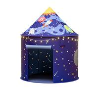 Floving Carpa de Juegos para niños, Carpa de Juegos para niños, Tienda de campaña para niños, Tipi para niños para Interior/Exterior, Carpa de Juegos, con luz de Estrellas (Navy)