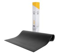 Flow Fitness Esterilla protectora antideslizante - 126 x 81 cm - Negro