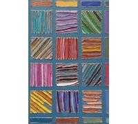 Flow Grid: Abstract Notebook A5, Full-Color Margins, Blank Pages for Journaling, Sketching and Creative Expression