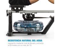 Flow M1 Remo de agua compacto con ordenador de entrenamiento y hasta 150 kg de capacidad Capital Sports