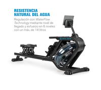 Flow M2 Remo de agua con ordenador de entrenamiento y hasta 150 kg de capacidad Capital Sports