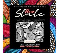 Flow State | Biomorphic Coloring Book: Hand-Drawn Cellular & Immersive Designs on Noir Pages for Deep Focus, Meditative, and Calm Creativity By Lux Color Studio