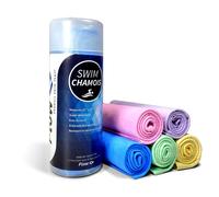 Flow Swim Chamois - Toalla seca rpida para triatlones de buceo de natacin y otros deportes acuticos (rosa)