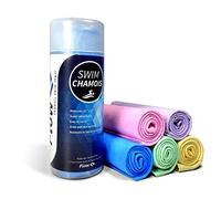 Flow Swim Towel - Toalla de baño, gamuza de secado rápido, Púrpura