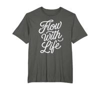 Flow With Life Motivacional Inspirador Hombres Mujeres Niños Camiseta
