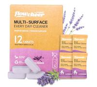 Flowcheer Recambios de limpiador multisuperficie, tabletas de limpieza multiusos, hace botellas de 6,033.0 ml (12 x 17 onzas líquidas) de limpiador en aerosol para limpieza del hogar y la cocina