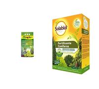 FLOWER ABONO CONIFERAS Y ARBUSTOS 4KG, Único + Fertilizante para coníferas y otros arbustos, 100% orgánico