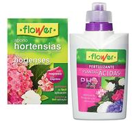 Flower Abono Hortensias, 1 kg & Fertilizante Líquido Plantas Ácidas, 500 ml