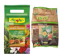 Flower Abono Huerta y Jardín, 2 kg & Bio Humus de Lombriz, 3 l