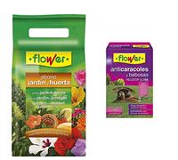 Flower Abono Huerta y Jardín, 2 kg & FLOWER ANTICARACOLES Seguridad 500GR, Único