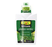 Flower - Abono Líquido 10533 para Plantas Verdes | 500 ml para Mayor Verdor | Hierro Quelatado para Hojas Sanas y Fuertes | Ideal para Kikuyu y Orquídeas, No aplica color, 10x6.2x19 cm, Abono Líquido