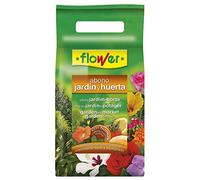 Flower - Abono Organo-Mineral para Huerta y Jardín | Con Humus Beneficioso | Ideal para Todo Tipo de Plantas | Formato Granulado, No aplica, 21x7x42.5 cm, Abono sólido