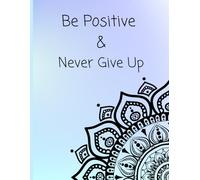 Flower Aesthetic Blue Journal - Blue Cute Manifestation & Positive Thoughts Journal for Girls