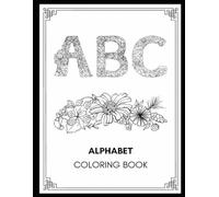 Flower Alphabet Coloring Book