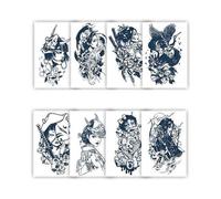 Flower Arm Juice Tattoo Stickers English Letters Men and Women Waterproof Lasting Simulation Herbal Temporary Tattoos-1