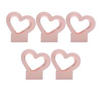 Flower Bag, 5 Piece Waterproof Portable Foldable Set, Elegant Gift Bag, Heart Shaped Flower Bouquet Holder for Valentines, Birthday, Mothers Day, Wedding, Party, 11.61x11.81x2.95 Inches