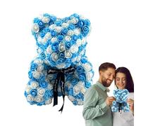 Flower Bear, Eternal Bear, Christmas Flower Bear, Valentine's Day Bear, Mother's Day Bear, Thanksgiving Flower Bear, 9.84inch Flower Bear