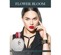 FLOWER BLOOM by SANGADO, Perfume for Women, 8-10 hours long-Lasting, Luxury,Amber Floral, Fine French Essences, Extra-Concentrated (Parfum), Sweet, Warm