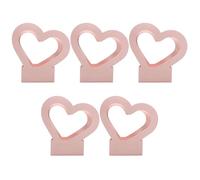 Flower Bouquet Bag, Waterproof Foldable Holder, Heart Shaped Design Portable 5 Piece Set, for Girls Wife Girlfriend Mom Valentine Mothers Day Wedding Party Celebration Gift Use 29.5x30x7.5cm