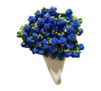 Flower Bouquet Blanket 110cm Cute Red Rose Crochet Bouquet Photo Props