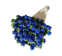 Flower Bouquet Blanket - 43.3in Handmade Romantic Cute Red Rose Bouquet