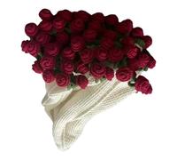 Flower Bouquet Blanket, Soft Handmade Crochet Throw, plegable Beginner-Friendly Design, 31,5 x 31,5 pulgadas, for Home, Mother's Day, Wedding, and Nursery Photo Props