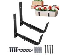 Flower Box Brackets For Railings - Universal Railing Planter Hanger