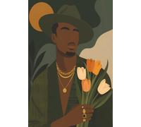 Flower Boy: Modern Floral Journal for Men & Women - 6x9 Softcover Notebook with 200 Lined Pages for Journaling, Self-Care, Goal Setting & Creative Writing