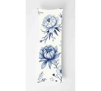 Flower Buds Body Pillow Case Cover 50x135cm, Long Backrest Cushion Pillow Protector with Zipper, Decorative Bedding Pillowcase, Soft Body Pillow Cover for Couch Bedroom Spring