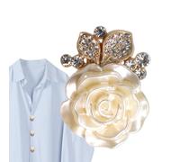 Flower Button Covers - Flower Shaped Rhinestone Cufflink | Stylish Shirt Button Covers For Business, Clothing Accessories For Women And Men Wedding, Dress Shirt, Formal Blouse And Party Supplies