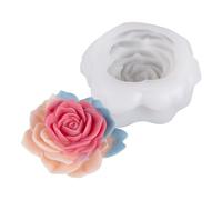 Flower Candle Mold - Reusable Silicone Floral Moulds | Heat-Resistant Soap And Candle Crafting Molds | Handmade Flower Candles Decor For DIY Baking Crafting Soap Making
