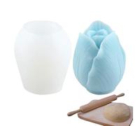 Flower Candle Mold, Silicona Aromatherapy Moulds, Heat-Resistant Material, Flexible No Tick, Perfect for Cake Decorating, Postre Crafting, Candle Making, Ideal para proyectos hechos a mano