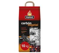 Flower CARBÓN Vegetal Ok Fuego 10 KG, Negro, 41x18x73 cm