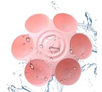 Flower Cat Bowl Multi-Pet Feeder - 6-Way Whisker-Friendly Cat Food & Water Bowls, Shallow Petal Dish for Better Digestion, Anti-Skid Raised Petal Feeder for Kittens & Multiple Cats