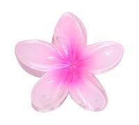 Flower Claw Clips For Thick Hair - 8x4x8cm Flower Claw plumria Hair Clip | Large Claw Clips For Holiday, Colorful Hair Styling Accessories For Thick Hair, Ladies, Women & Girls