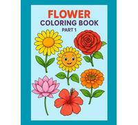 Flower Coloring Book for Kids - Part 1