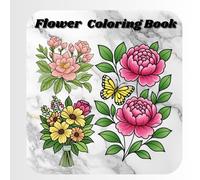 Flower coloring Book: Simple and easy coloring book for kids. With Flowers and Butterfly’s