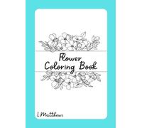 Flower colouring book